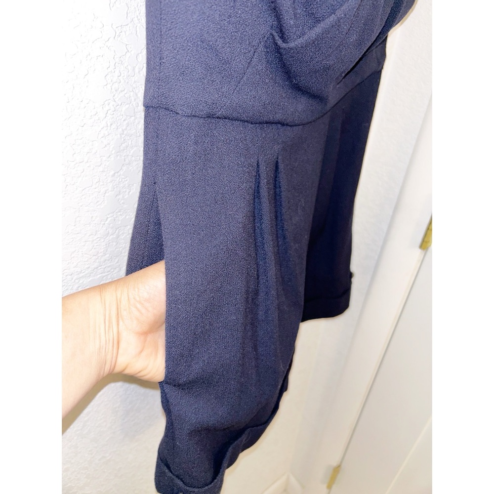 SEA New York Wool & Silk Strapless Playsuit Romper in NAVY SZ: 6 - Picture 10 of 14